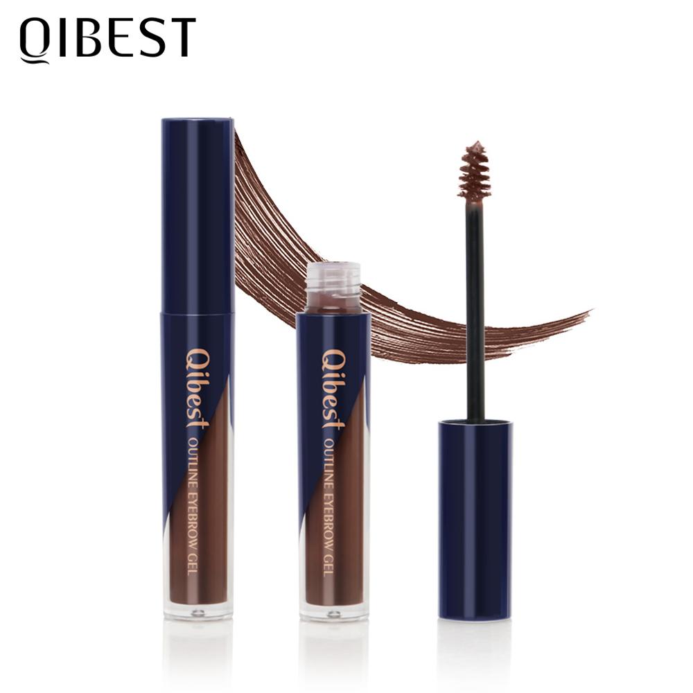 QIBEST Eyebrow Gel Waterproof Natural Eyebrow Cream Eyebrow Pencil Dye Tint Shadow Long Lasting Cosmetic Eyebrow Enhancer Makeup