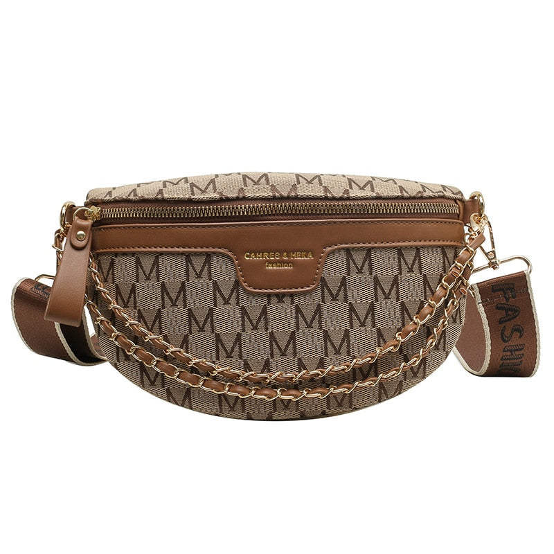 Commuter Fanny Pack Leisure Oxford Waist Bags for Ladies Students Shoulder Crossbody Chest Bags All-match Pouch Bags for Women