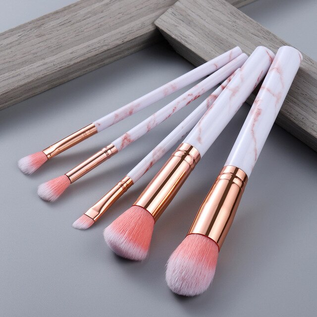 FLD 12/8/5pcs Eye Lip Makeup Brushes Set Eyebrow Comb Eyelash Sponge Eyeshadow Silicone Face Mask Edge Control Brush Cosmetics