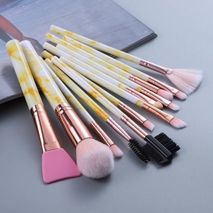 FLD 12/8/5pcs Eye Lip Makeup Brushes Set Eyebrow Comb Eyelash Sponge Eyeshadow Silicone Face Mask Edge Control Brush Cosmetics