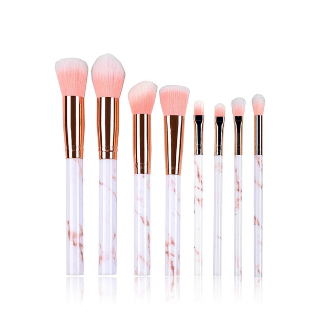 FLD 12/8/5pcs Eye Lip Makeup Brushes Set Eyebrow Comb Eyelash Sponge Eyeshadow Silicone Face Mask Edge Control Brush Cosmetics