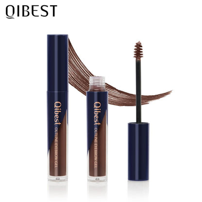 QIBEST Eyebrow Gel Waterproof Natural Eyebrow Cream Eyebrow Pencil Dye Tint Shadow Long Lasting Cosmetic Eyebrow Enhancer Makeup