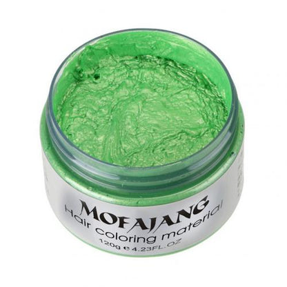 120g Unisex Temporary Hair Dye Wax Long Lasting Coloring Gel Cream Styling Mud Temporary  Long Lasting  Easy to Wash  Not Greasy