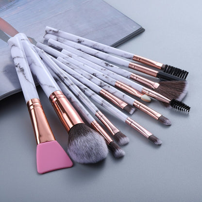 FLD 12/8/5pcs Eye Lip Makeup Brushes Set Eyebrow Comb Eyelash Sponge Eyeshadow Silicone Face Mask Edge Control Brush Cosmetics