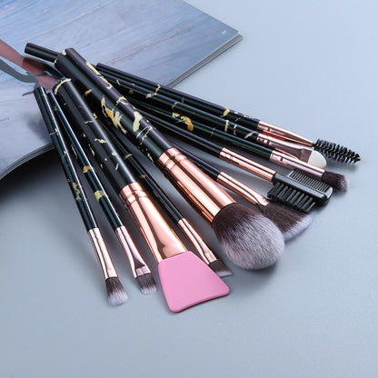 FLD 12/8/5pcs Eye Lip Makeup Brushes Set Eyebrow Comb Eyelash Sponge Eyeshadow Silicone Face Mask Edge Control Brush Cosmetics