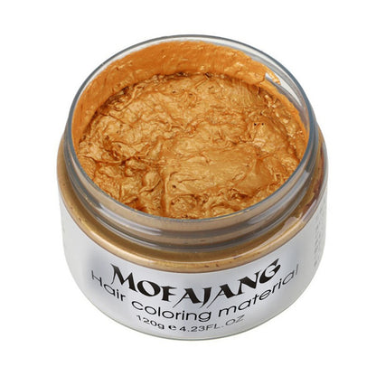 120g Unisex Temporary Hair Dye Wax Long Lasting Coloring Gel Cream Styling Mud Temporary  Long Lasting  Easy to Wash  Not Greasy