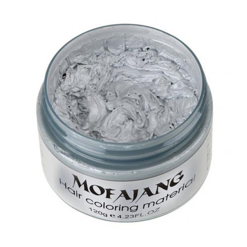120g Unisex Temporary Hair Dye Wax Long Lasting Coloring Gel Cream Styling Mud Temporary  Long Lasting  Easy to Wash  Not Greasy
