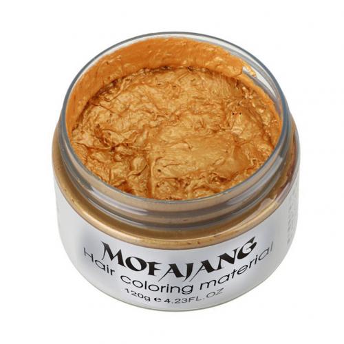 120g Unisex Temporary Hair Dye Wax Long Lasting Coloring Gel Cream Styling Mud Temporary  Long Lasting  Easy to Wash  Not Greasy