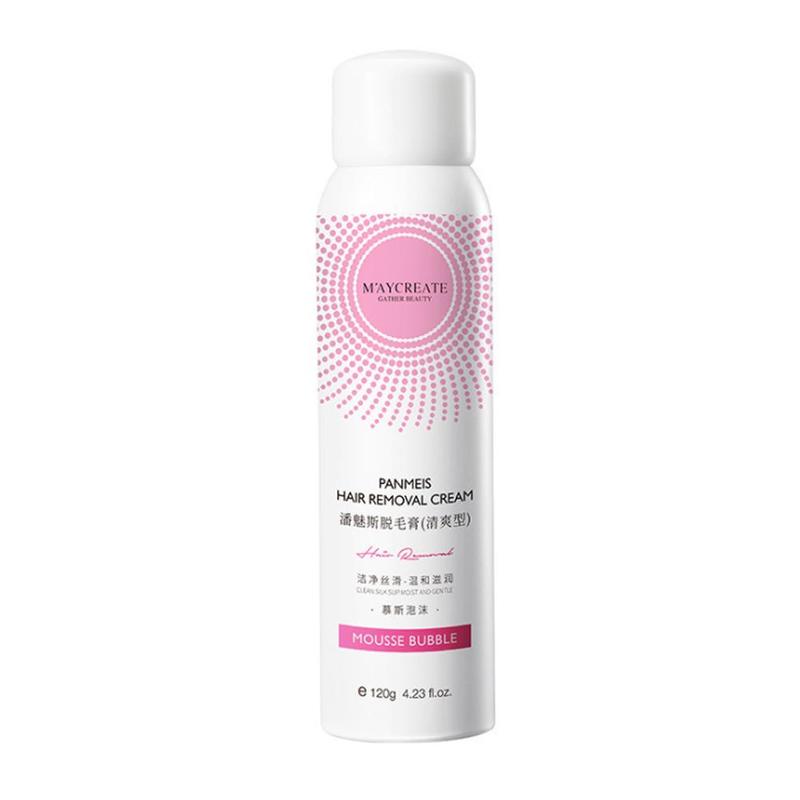 120ml Painless Hair Removal Spray Panmeis Hair Remover Cream Foam Depilation Spray for Men Women