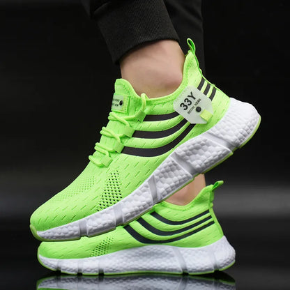 Women Sneakers 2024 New Mesh Breathable White Running Platform Shoes Comfortable Outdoor Sports Men Brand Shoes Tenis Masculino