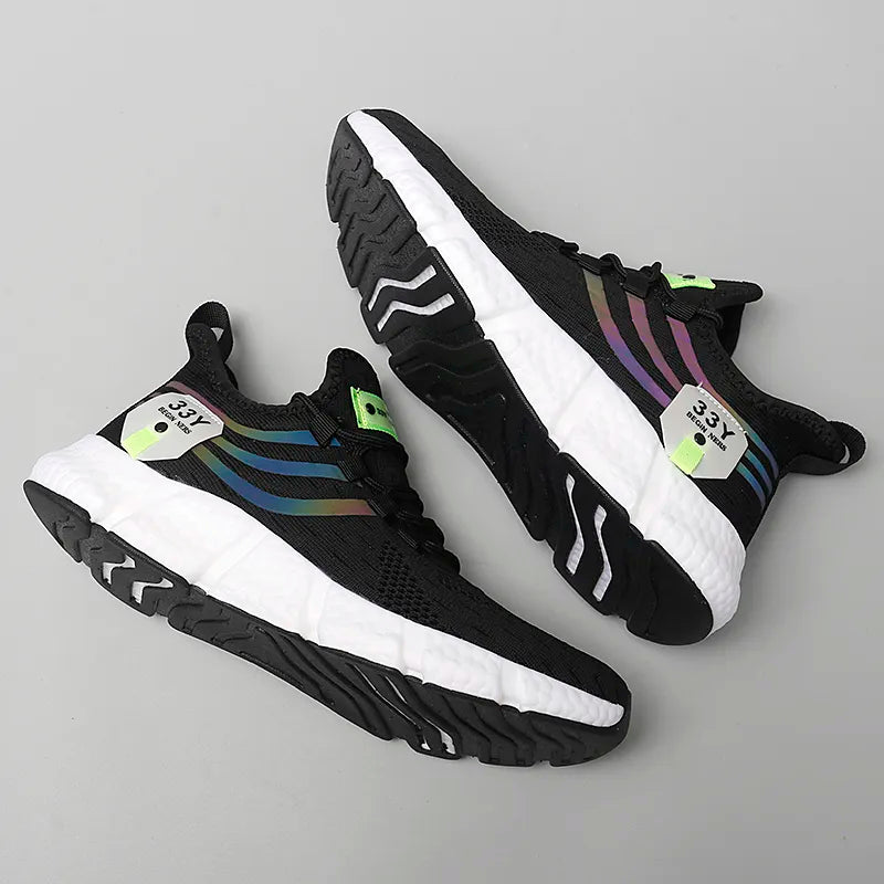 Women Sneakers 2024 New Mesh Breathable White Running Platform Shoes Comfortable Outdoor Sports Men Brand Shoes Tenis Masculino