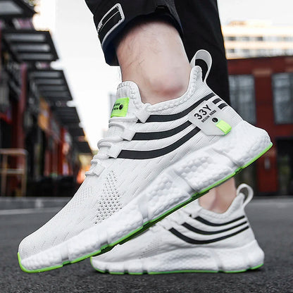 Women Sneakers 2024 New Mesh Breathable White Running Platform Shoes Comfortable Outdoor Sports Men Brand Shoes Tenis Masculino