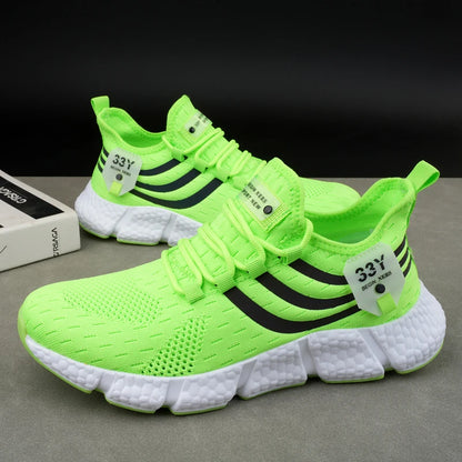 Women Sneakers 2024 New Mesh Breathable White Running Platform Shoes Comfortable Outdoor Sports Men Brand Shoes Tenis Masculino